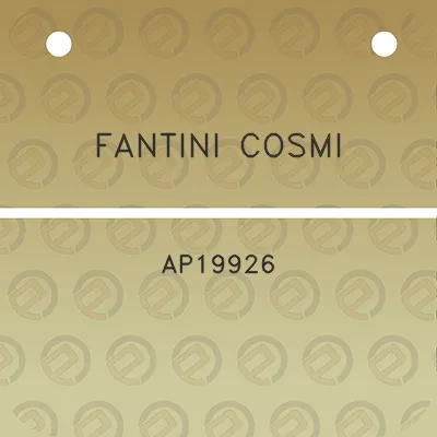 fantini-cosmi-ap19926