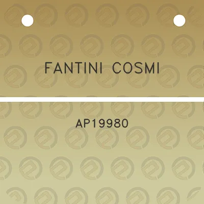 fantini-cosmi-ap19980