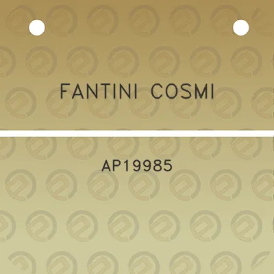 fantini-cosmi-ap19985