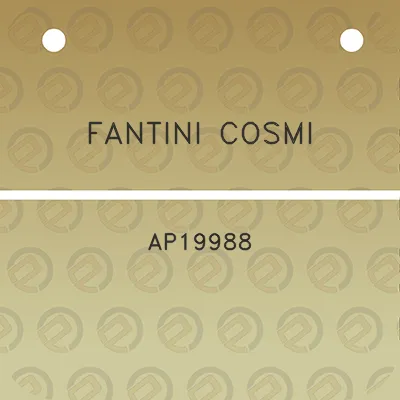 fantini-cosmi-ap19988