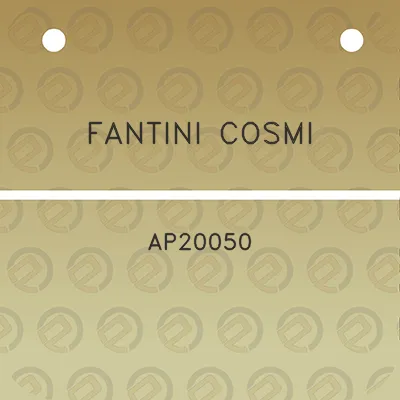 fantini-cosmi-ap20050