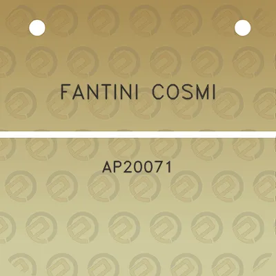 fantini-cosmi-ap20071