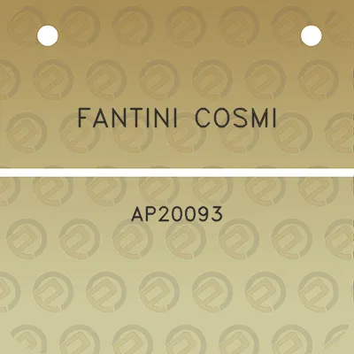 fantini-cosmi-ap20093