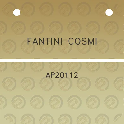 fantini-cosmi-ap20112