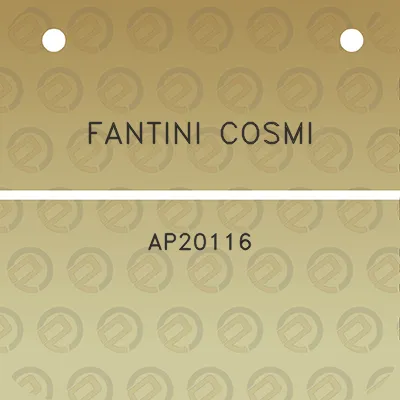 fantini-cosmi-ap20116