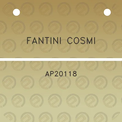 fantini-cosmi-ap20118