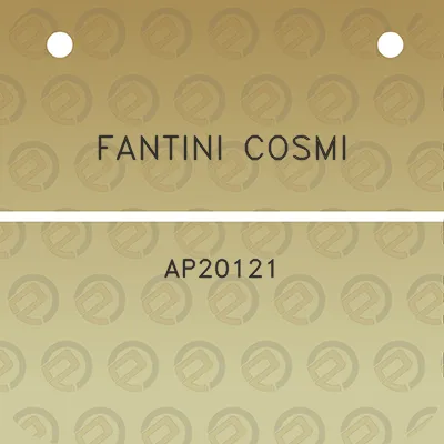 fantini-cosmi-ap20121