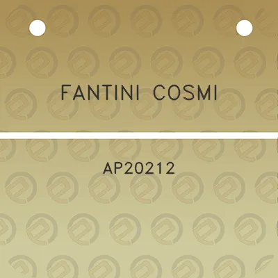 fantini-cosmi-ap20212