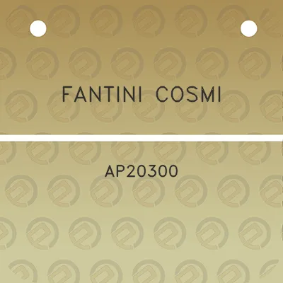 fantini-cosmi-ap20300