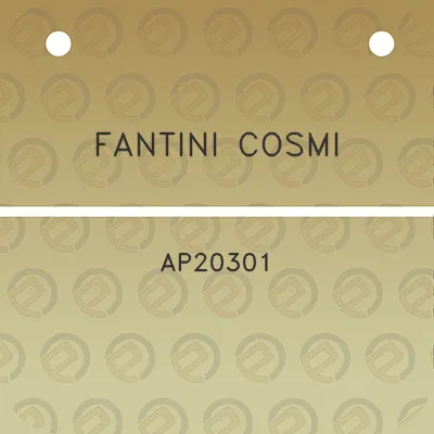 fantini-cosmi-ap20301