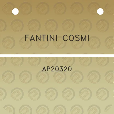 fantini-cosmi-ap20320