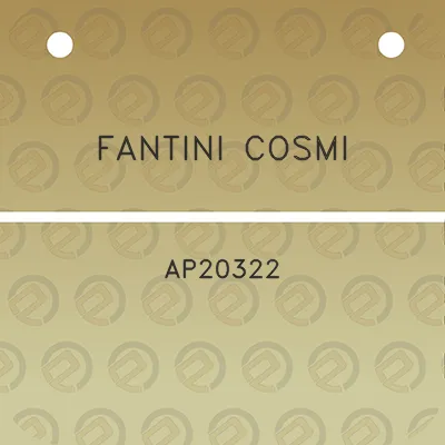 fantini-cosmi-ap20322