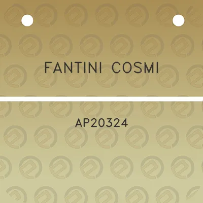 fantini-cosmi-ap20324