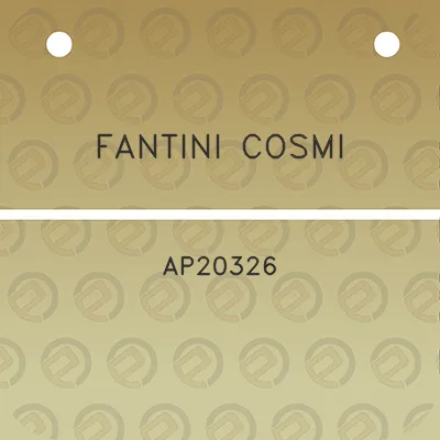 fantini-cosmi-ap20326