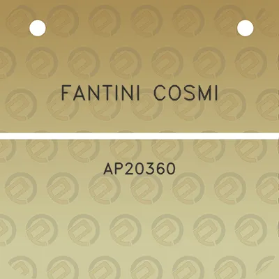 fantini-cosmi-ap20360