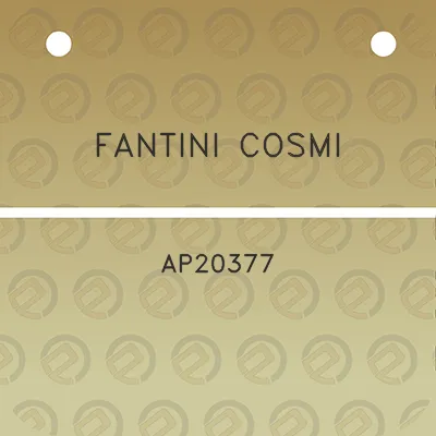 fantini-cosmi-ap20377