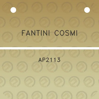 fantini-cosmi-ap2113