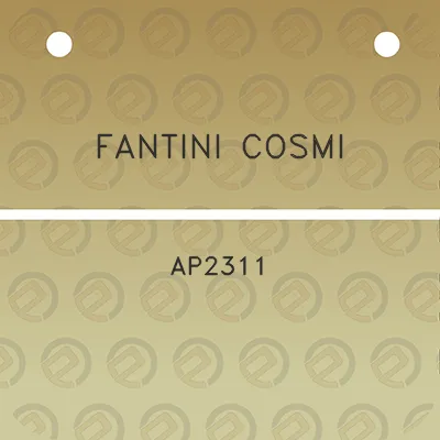 fantini-cosmi-ap2311