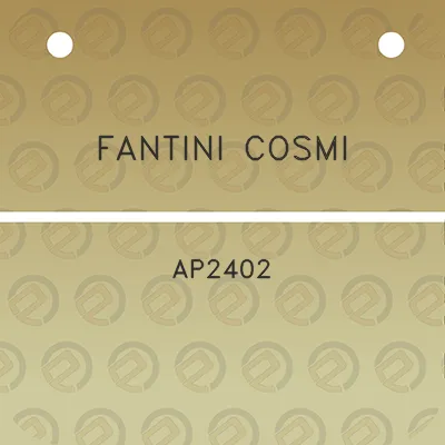 fantini-cosmi-ap2402