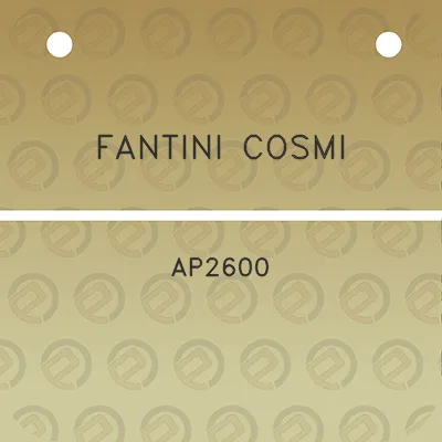 fantini-cosmi-ap2600