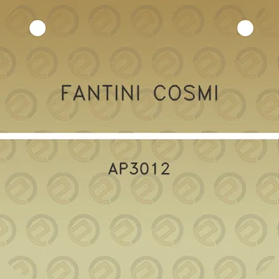 fantini-cosmi-ap3012