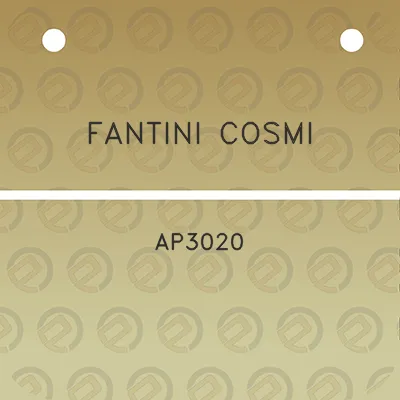 fantini-cosmi-ap3020