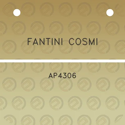 fantini-cosmi-ap4306