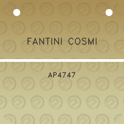 fantini-cosmi-ap4747