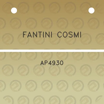 fantini-cosmi-ap4930