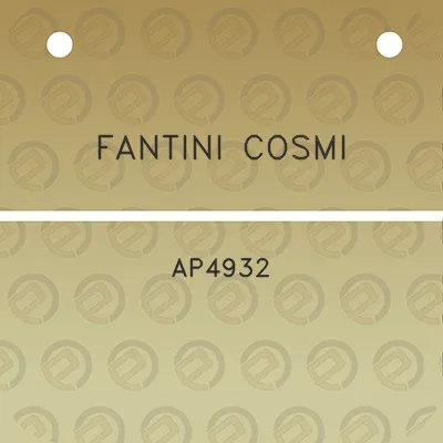 fantini-cosmi-ap4932