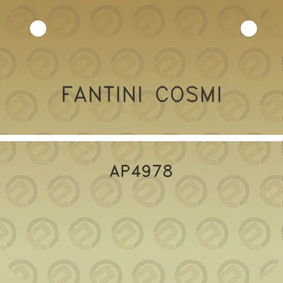 fantini-cosmi-ap4978