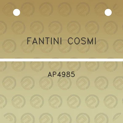 fantini-cosmi-ap4985