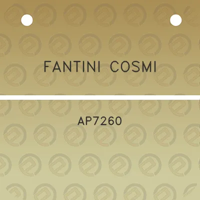 fantini-cosmi-ap7260