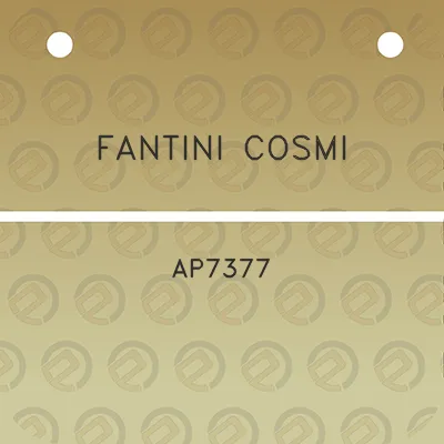 fantini-cosmi-ap7377