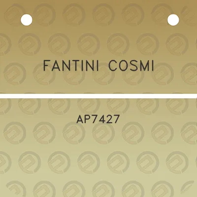 fantini-cosmi-ap7427