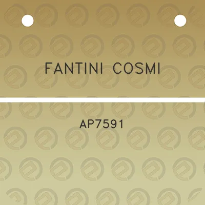 fantini-cosmi-ap7591