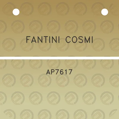 fantini-cosmi-ap7617