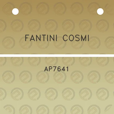 fantini-cosmi-ap7641