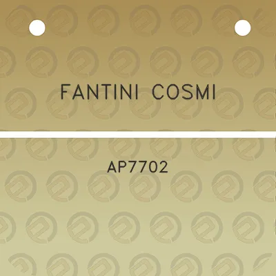 fantini-cosmi-ap7702