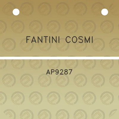 fantini-cosmi-ap9287