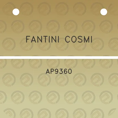 fantini-cosmi-ap9360