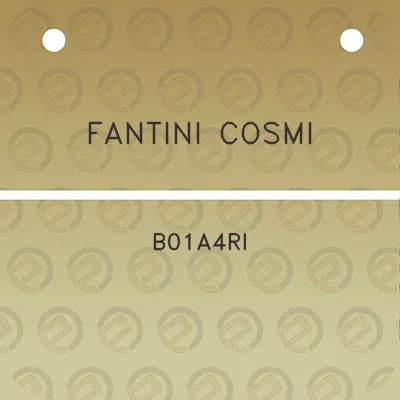 fantini-cosmi-b01a4ri