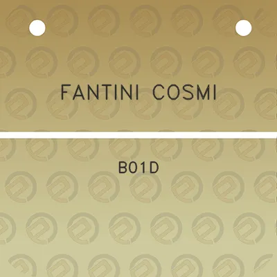 fantini-cosmi-b01d