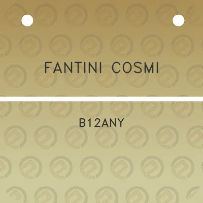 fantini-cosmi-b12any