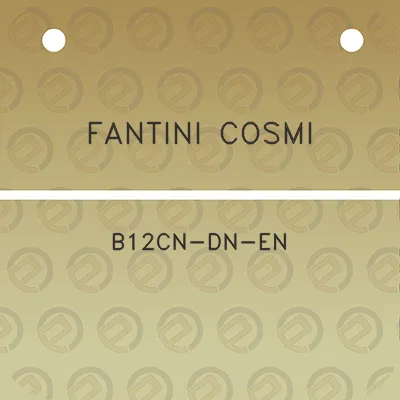 fantini-cosmi-b12cn-dn-en