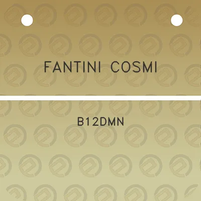 fantini-cosmi-b12dmn