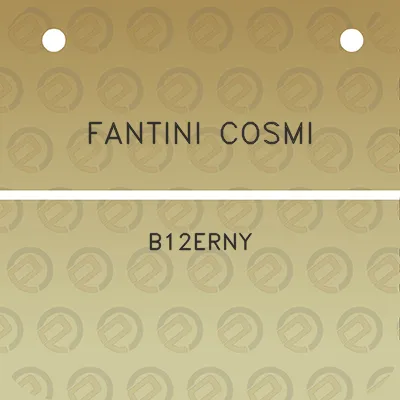 fantini-cosmi-b12erny