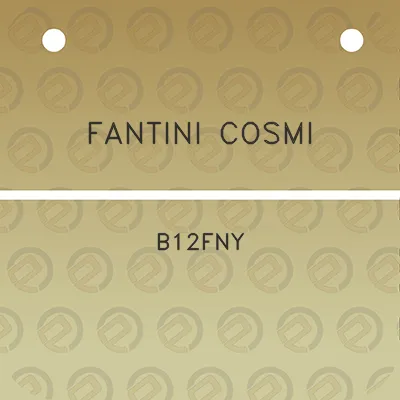 fantini-cosmi-b12fny