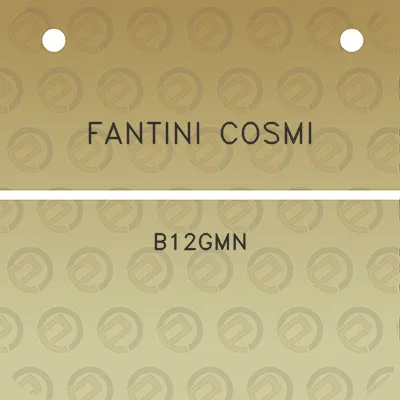 fantini-cosmi-b12gmn