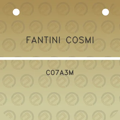 fantini-cosmi-c07a3m